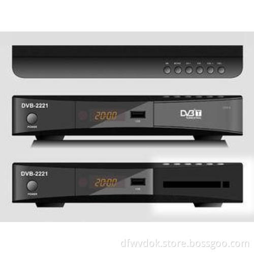 Full HD 1080p DVB-T DVB-C STB Receiver Set Top Box Support